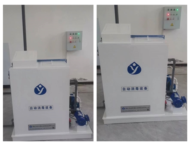 医院污水消毒设备安装现场