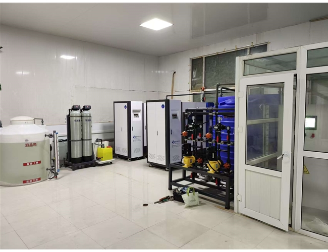 辽宁水厂消毒设备安装现场