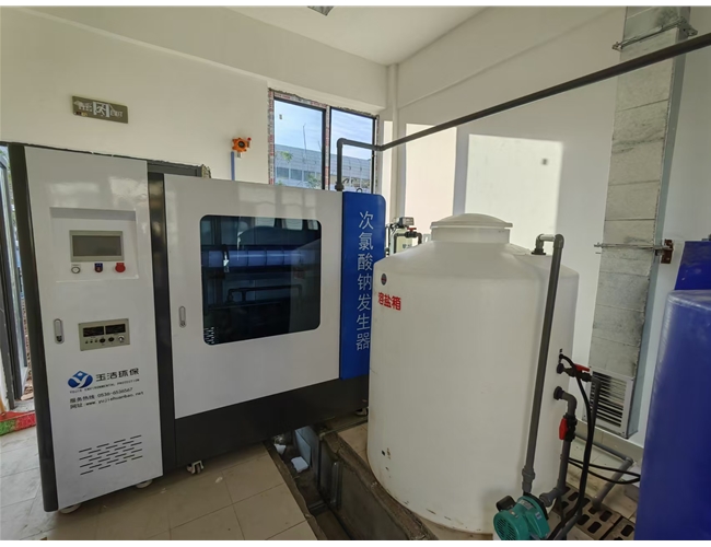 四川医院污水消毒设备安装现场