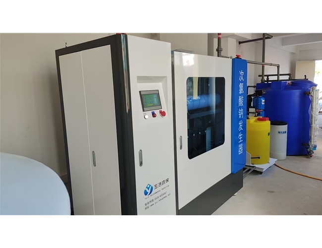 广西水利公司次氯酸钠发生器安装现场