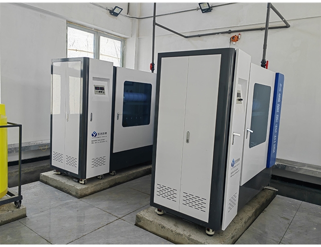 湖南水务公司次氯酸钠发生器安装现场